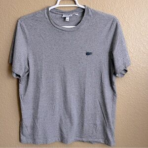 Lacoste Regular Fit Speckled Gray Short Sleeve Tee